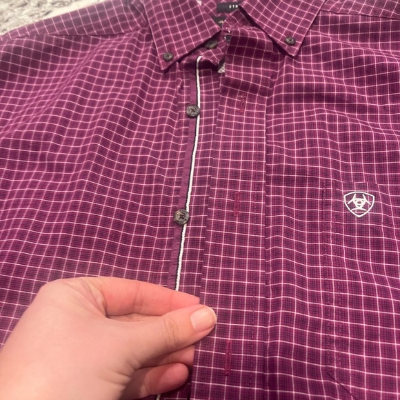 Ariat pro series size M perfect condition button up dress shirt - Picture 4 of 5